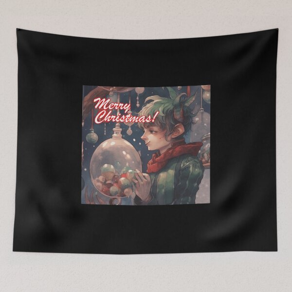 Item preview, A watercolor illustration Merry Christmas elf designed and sold by Mickeymouse2023.
