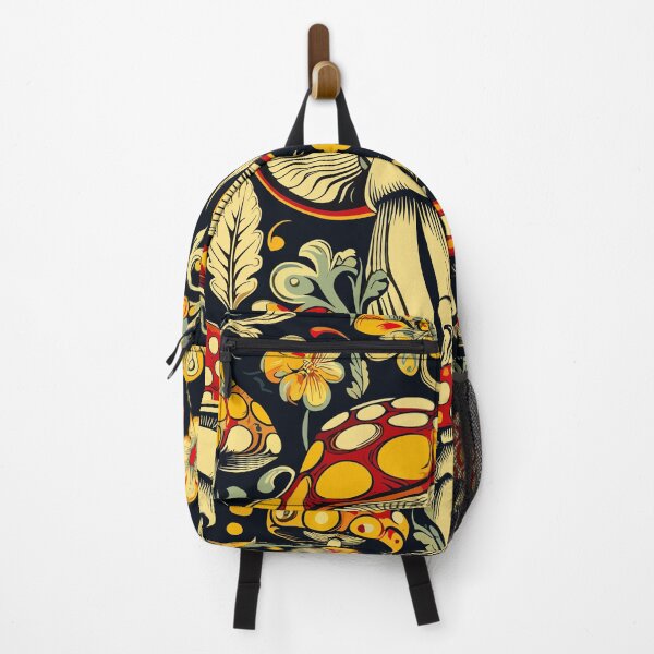 Item preview, Retro Mushroom Pattern designed and sold by GraphicsClub.
