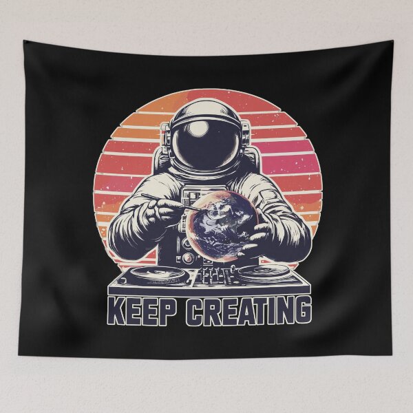 Item preview, Just Keep Creating designed and sold by TomFrontierArt.