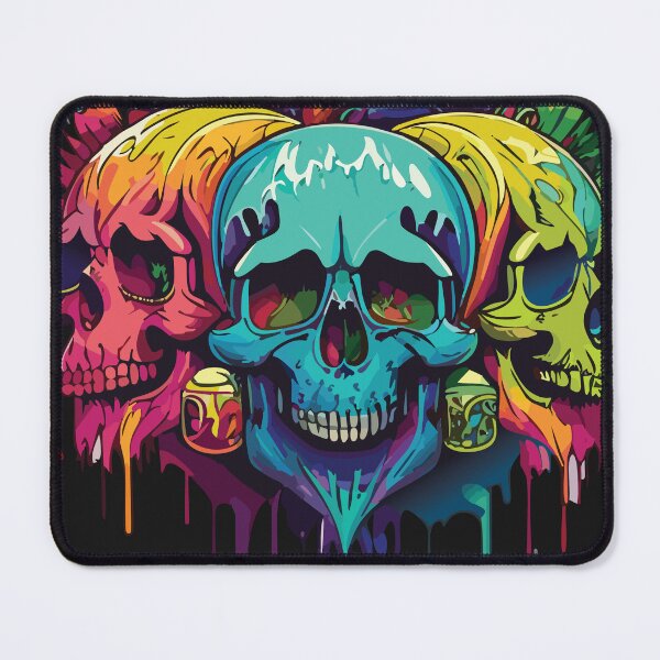 Item preview, Psychedelic Skulls designed and sold by NiBi-Prints.