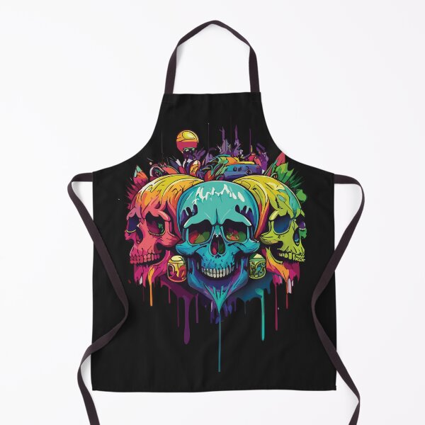 Item preview, Psychedelic Skulls designed and sold by NiBi-Prints.