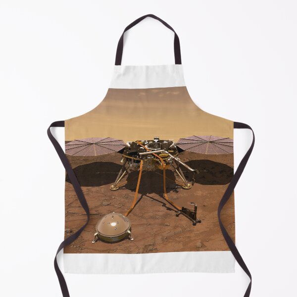 Item preview, STK204855S-Rendition of the InSight lander operating on the surface of Mars. designed and sold by StocktrekImages.