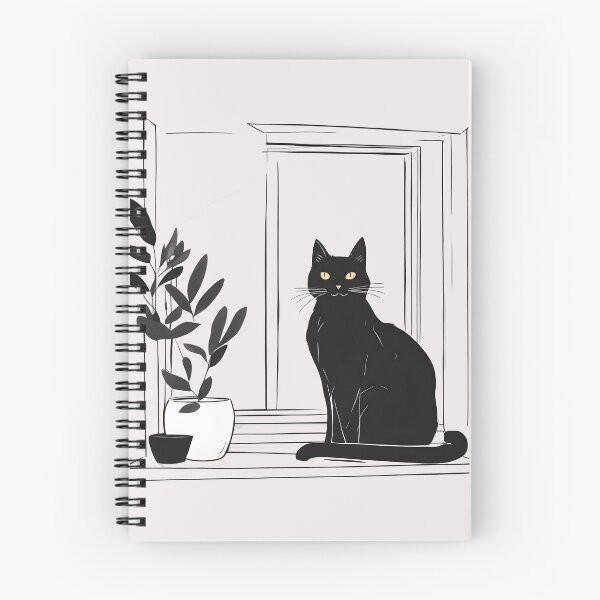 Item preview, Copy of black cat in outdoor violet flowers and roses designed and sold by Catophile.