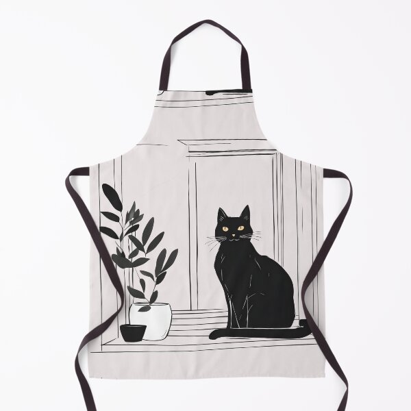 Item preview, Copy of black cat in outdoor violet flowers and roses designed and sold by Catophile.