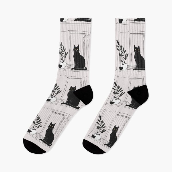 Item preview, Copy of black cat in outdoor violet flowers and roses designed and sold by Catophile.