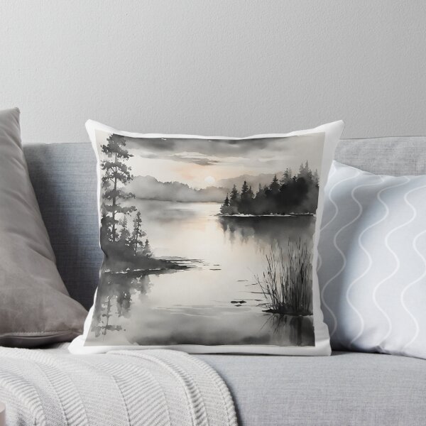 Item preview, Sunrise over a tranquil lake designed and sold by IssaraStudio.