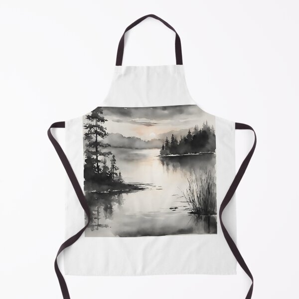 Item preview, Sunrise over a tranquil lake designed and sold by IssaraStudio.