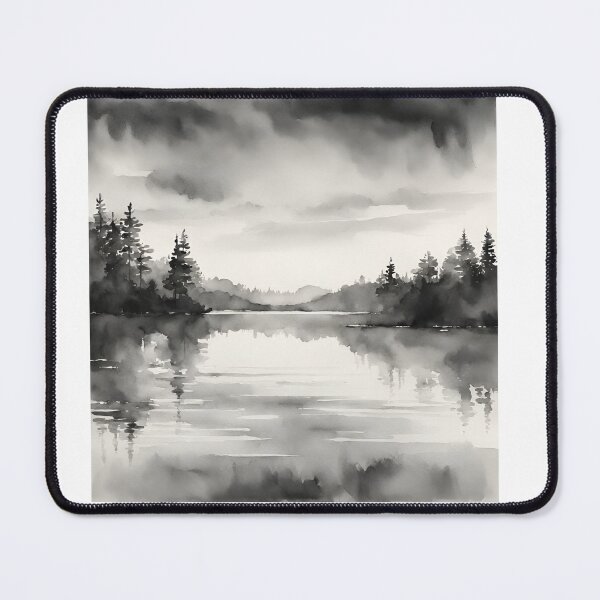 Item preview, Art of Sunrise over a tranquil lake designed and sold by IssaraStudio.