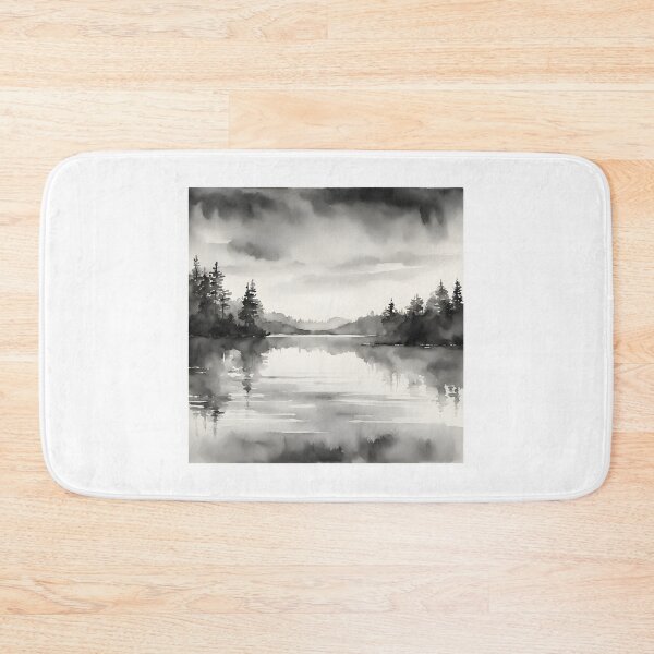 Item preview, Art of Sunrise over a tranquil lake designed and sold by IssaraStudio.