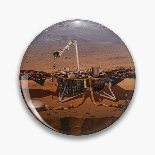 Item preview, STK204856S-The InSight lander, its sensors, cameras and instruments. designed and sold by StocktrekImages.
