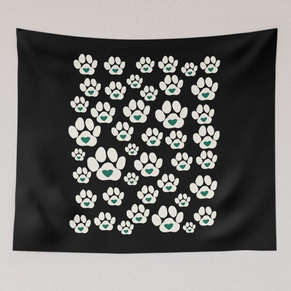 Item preview, Dog paws - paw with heart - dog day designed and sold by vibeno1.