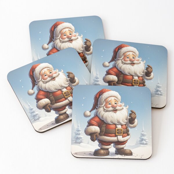 Item preview, Cartoon Santa claus in the forest designed and sold by Gatterwe.