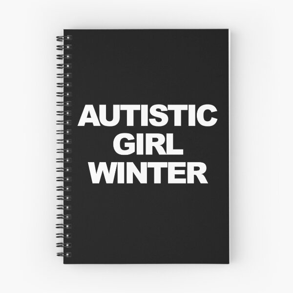 Item preview, Autistic Girl Winter | Bold Autism text designed and sold by ProdbyNiECO.