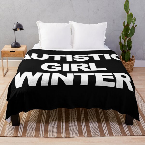 Item preview, Autistic Girl Winter | Bold Autism text designed and sold by ProdbyNiECO.