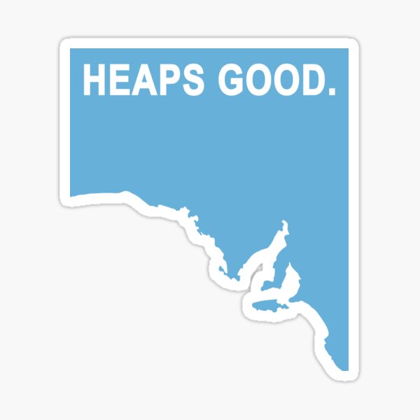 Item preview, Heaps Good South Australia - Blue designed and sold by ahebailey.