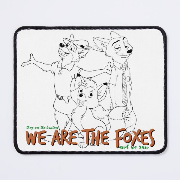 Item preview, Foxes white designed and sold by Soyscrafts.