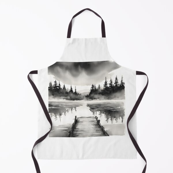 Item preview, View of Sunrise over a tranquil lake designed and sold by IssaraStudio.