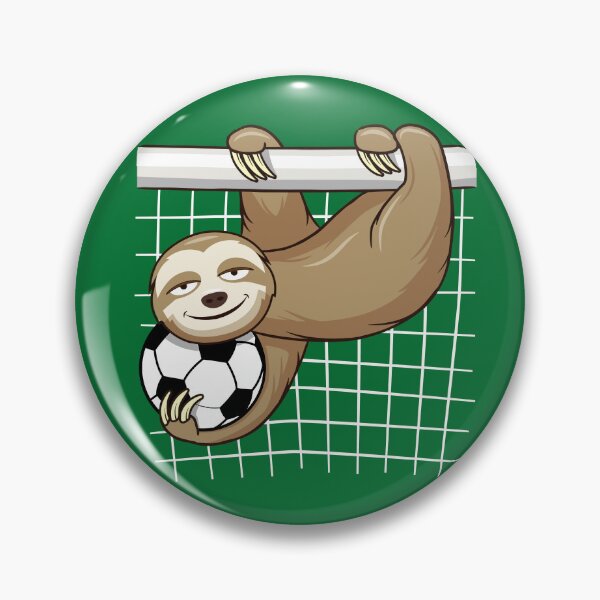 Item preview, Sloth Goalkeeper - Funny Sloth Soccer Football Fan designed and sold by propellerhead.