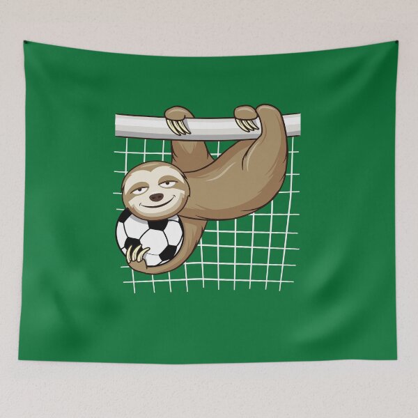 Item preview, Sloth Goalkeeper - Funny Sloth Soccer Football Fan designed and sold by propellerhead.