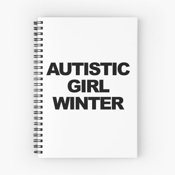 Item preview, Autistic Girl Winter | Bold Autism text designed and sold by ProdbyNiECO.