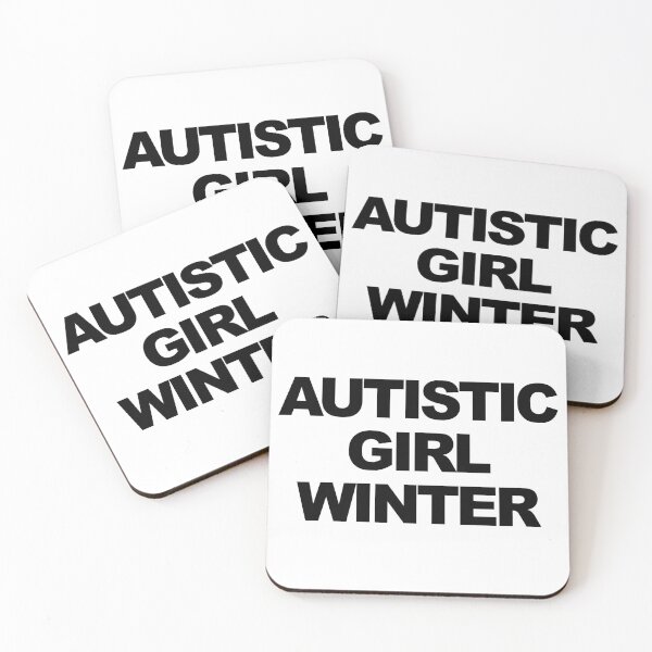 Item preview, Autistic Girl Winter | Bold Autism text designed and sold by ProdbyNiECO.