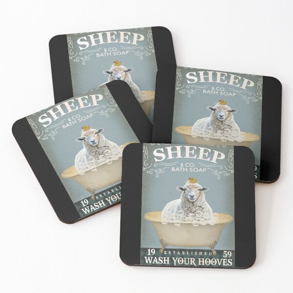 Item preview, Sheep bath soap wash your hooves designed and sold by SameeraDammeyer.