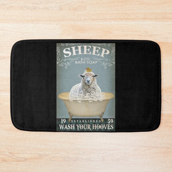 Item preview, Sheep bath soap wash your hooves designed and sold by SameeraDammeyer.