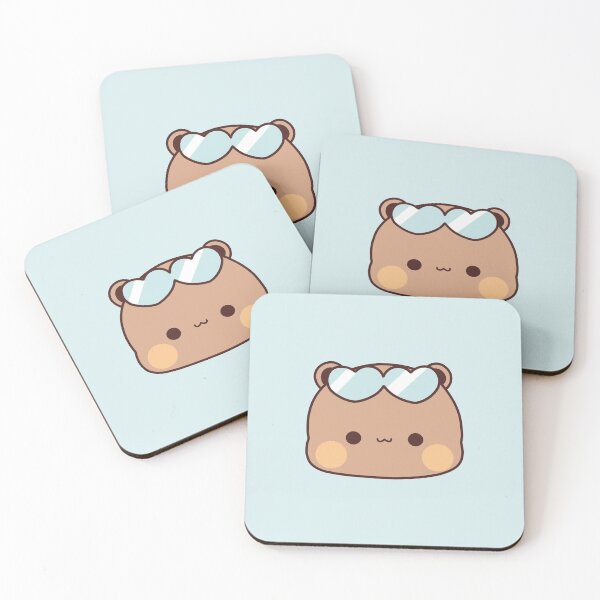 Item preview, Bubu Bear | Bubu Bear Lovely Shades | Bubu & Dudu Sticker designed and sold by valeriehsin.