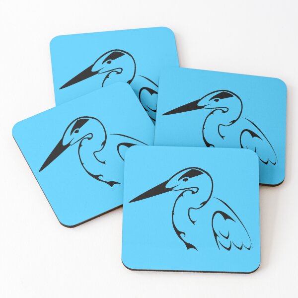 Item preview, Heron on Blue designed and sold by SkyeNotions.