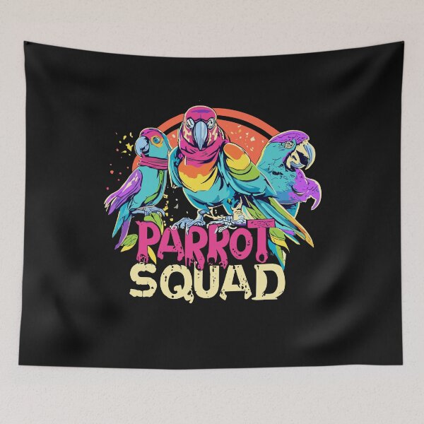 Item preview, Cool Parrot Squad For Men Women Tropical Bird Parrots Birde designed and sold by Pitchou07.