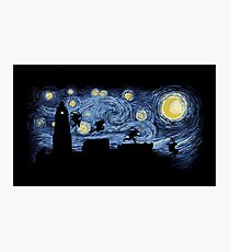Starry Fight Photographic Print