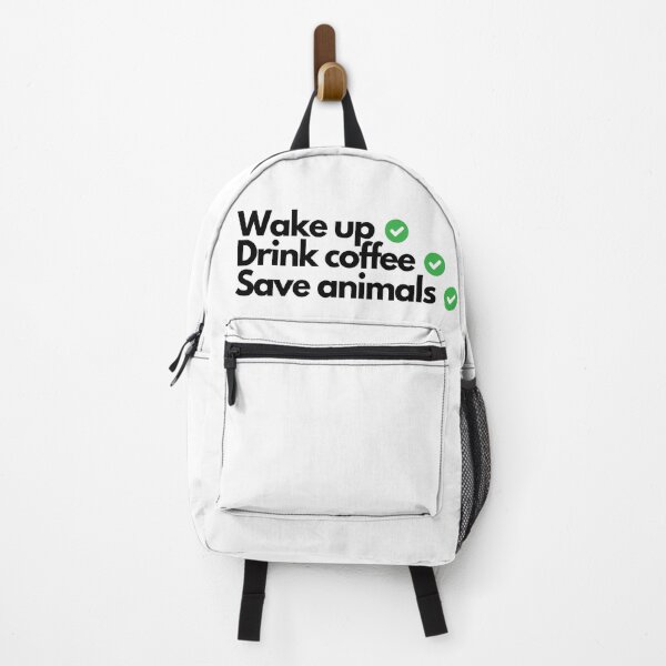 Item preview, Drink Coffee Save Animals Veterinary designed and sold by ImaginePrinting.