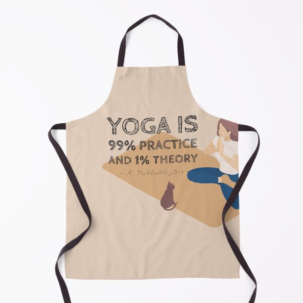 Item preview, Yoga is 99% practice and 1% theory | timeless mantra designed and sold by savasanaqueen.