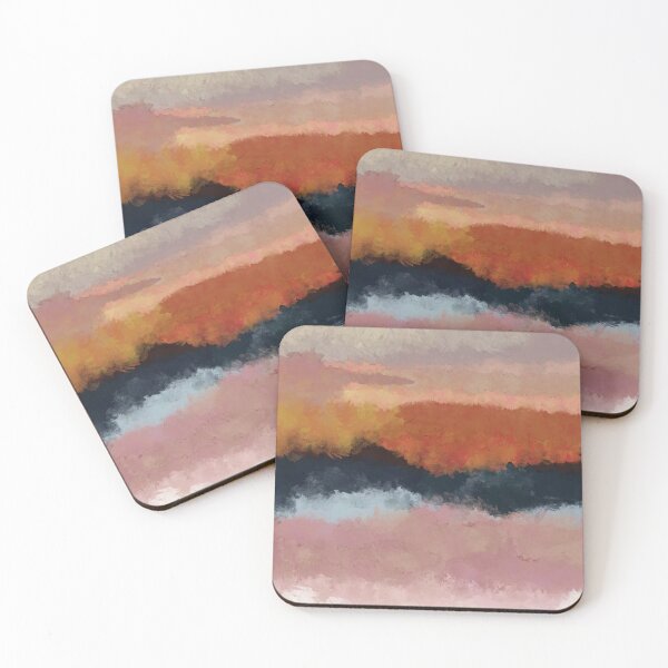 Item preview, Abstract Digital Oil Painting Clouds and Sunset  designed and sold by Anton Repetto.