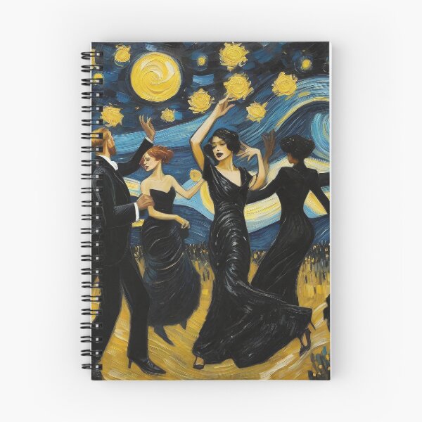 Aperçu de l'œuvre La danse étoilée : à la Van Gogh créée et vendue par ZION-E-Store.