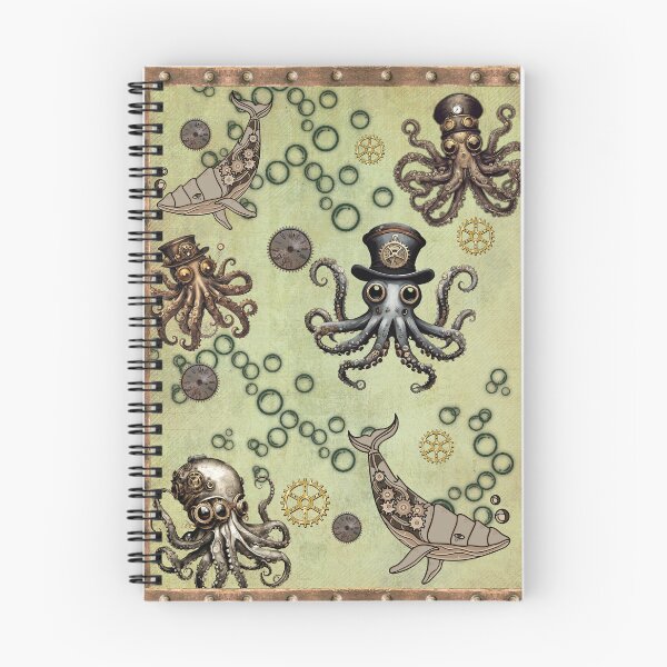 Item preview, Steampunk Octopus Ocean Art designed and sold by Amandajoy333.