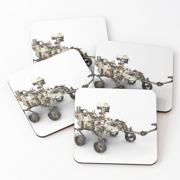 Item preview, STK204861S-Mars Perseverance rover on white background.  designed and sold by StocktrekImages.