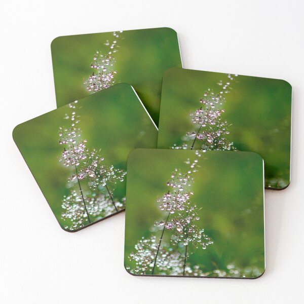 Item preview, Grasses with raindrops designed and sold by Katja LebenFreude.