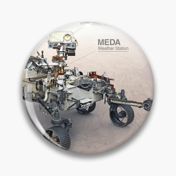 Item preview, STK204863S-Mars Perseverance rover with annotations of various instruments designed and sold by StocktrekImages.