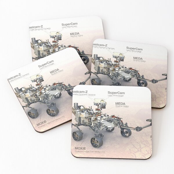 Item preview, STK204863S-Mars Perseverance rover with annotations of various instruments designed and sold by StocktrekImages.
