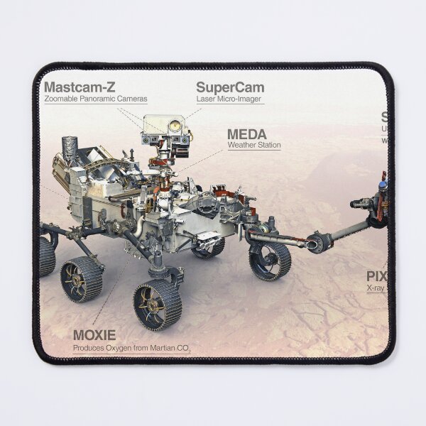 Item preview, STK204863S-Mars Perseverance rover with annotations of various instruments designed and sold by StocktrekImages.