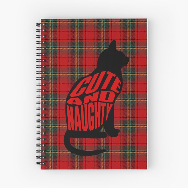 Item preview, Santa Nice Naughty list. Black cat cute and naughty. designed and sold by VieBelieve.