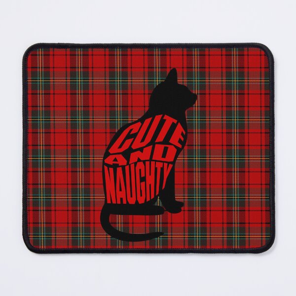 Item preview, Santa Nice Naughty list. Black cat cute and naughty. designed and sold by VieBelieve.