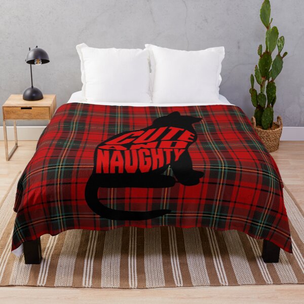 Item preview, Santa Nice Naughty list. Black cat cute and naughty. designed and sold by VieBelieve.
