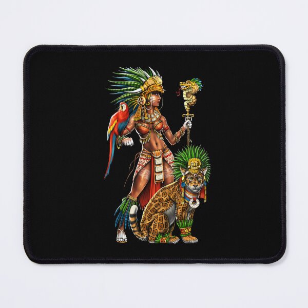 Item preview, Aztec Jaguar Warrior Woman designed and sold by underheaven.