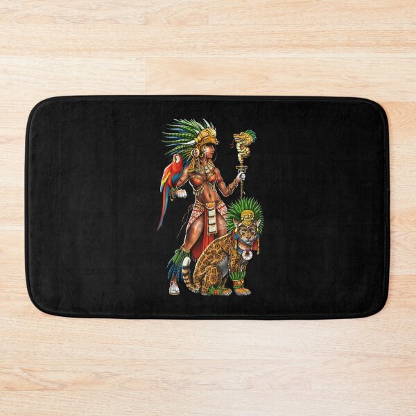 Item preview, Aztec Jaguar Warrior Woman designed and sold by underheaven.