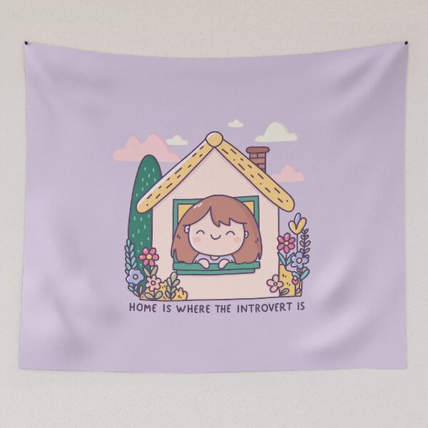 Item preview, Home Is Where The Introvert Is designed and sold by krimons.