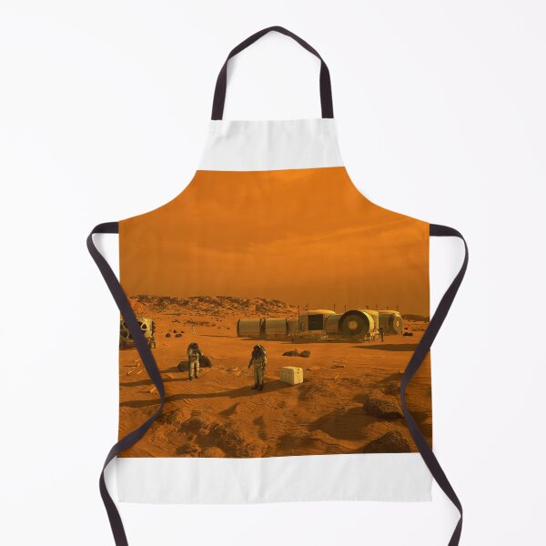 Item preview, STK204864S-Astronauts and human habitats on Mars. designed and sold by StocktrekImages.