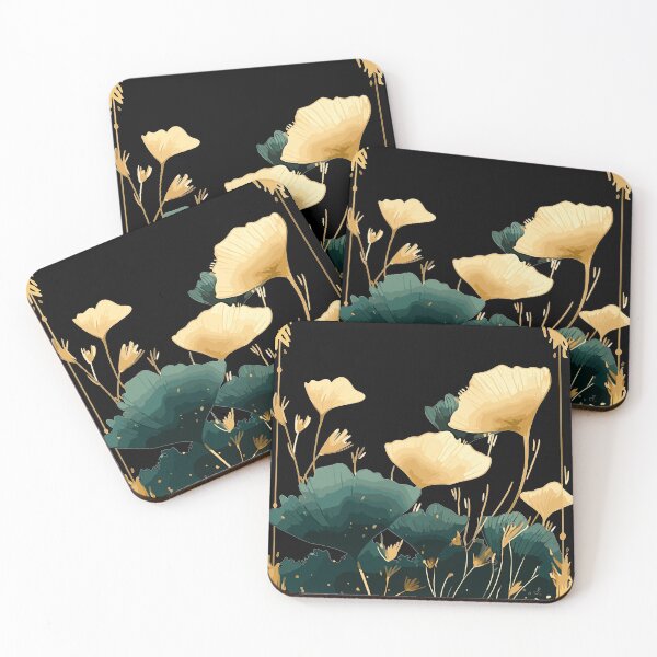 Item preview, Gilded Elegance: The Gold Glam Gingko designed and sold by EmeraldeaArt.
