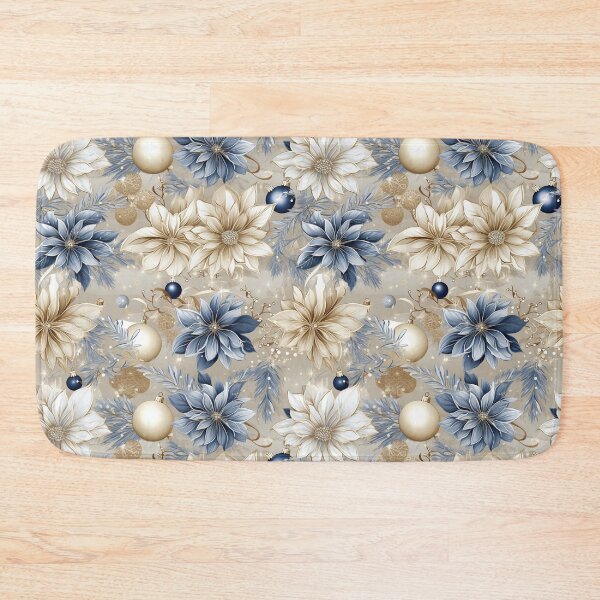Item preview, Christmas Pattern, vintage-style, floral motifs, ornaments, flowers designed and sold by Cerulean-Shop.